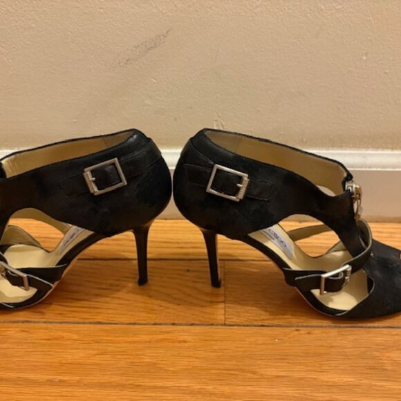 Jimmy Choo Stiletto Gladiator Sandals, Sz 39.5 - Picture 7 of 16